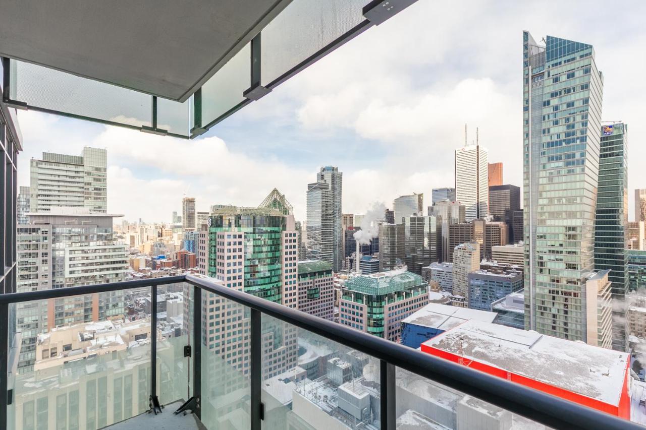 Stunning Views Of Downtown - Luxury High Rise With King Bed! Villa โตรอนโต ภายนอก รูปภาพ